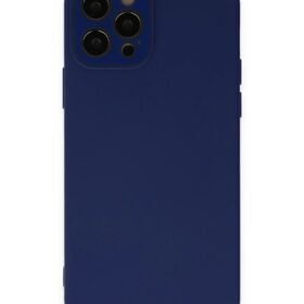 iPhone 12 Pro Kılıf Lansman Glass Kapak - Sky Blue-(5796)