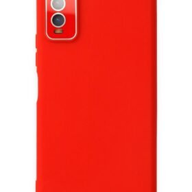 Vivo Y11S Kılıf Lansman Glass Kapak - Kırmızı-(5796)