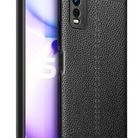 Vivo Y11S Kılıf Auto Focus Kapak - Siyah-(5796)