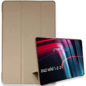 iPad Mini 3 Kılıf Tablet Smart Kılıf - Gold-(5796)