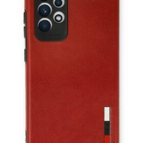 Samsung Galaxy A23 4G Kılıf Loop Deri Silikon - Kırmızı-(5796)