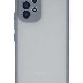 Samsung Galaxy A53 5G Kılıf Montreal Silikon Kapak - Gri-(5796)