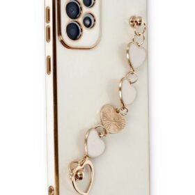 Samsung Galaxy A33 5G Kılıf Esila Silikon - Beyaz-(5796)