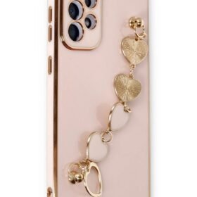 Samsung Galaxy A33 5G Kılıf Esila Silikon - Pudra-(5796)