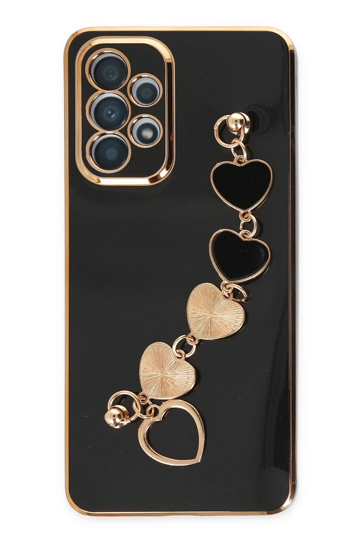 Samsung Galaxy A53 5G Kılıf Esila Silikon - Siyah-(5796) - Görsel 2