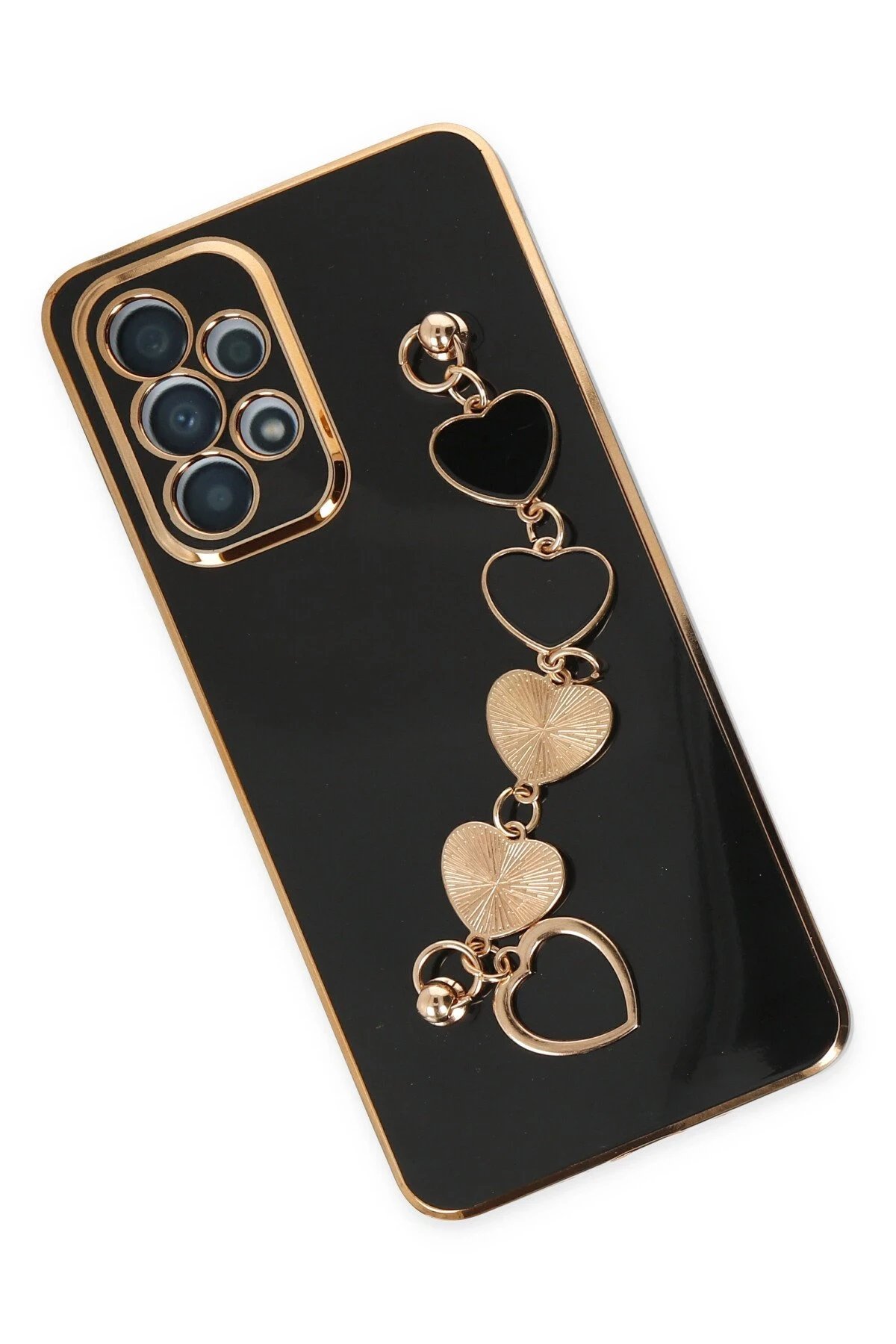 Samsung Galaxy A53 5G Kılıf Esila Silikon - Siyah-(5796) - Görsel 3