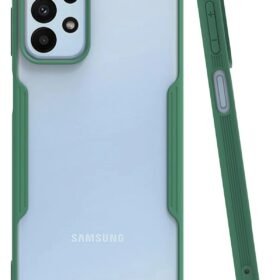 Samsung Galaxy A23 4G Kılıf Platin Silikon - Yeşil-(5796)