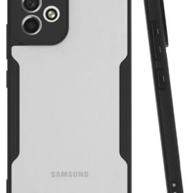 Samsung Galaxy A33 5G Kılıf Platin Silikon - Siyah-(5796)