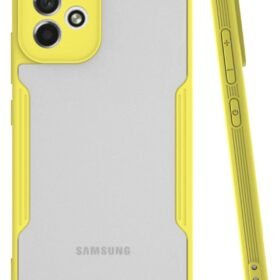 Samsung Galaxy A33 5G Kılıf Platin Silikon - Sarı-(5796)