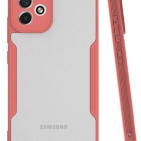 Samsung Galaxy A33 5G Kılıf Platin Silikon - Pembe-(5796)