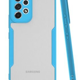 Samsung Galaxy A53 5G Kılıf Platin Silikon - Mavi-(5796)