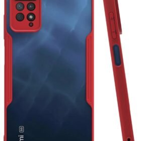 Xiaomi Redmi Note 11 Pro Kılıf Platin Silikon - Kırmızı-(5796)