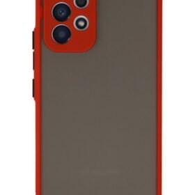 Samsung Galaxy A73 5G Kılıf Montreal Silikon Kapak - Kırmızı-(5796)