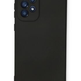 Samsung Galaxy A53 5G Kılıf Nano içi Kadife Silikon - Siyah-(5796)