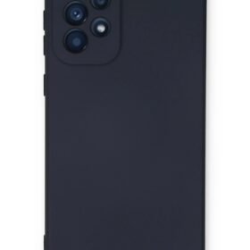 Samsung Galaxy A53 5G Kılıf Nano içi Kadife Silikon - Lacivert-(5796)