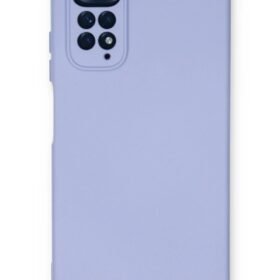 Xiaomi Redmi Note 11 Kılıf Nano içi Kadife Silikon - Lila-(5796)