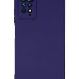 Xiaomi Redmi Note 11 Pro Kılıf Nano içi Kadife Silikon - Mor-(5796)