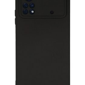 Xiaomi Poco X4 Pro 5G Kılıf Nano içi Kadife Silikon - Siyah-(5796)