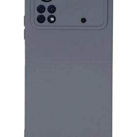 Xiaomi Poco X4 Pro 5G Kılıf Nano içi Kadife Silikon - Gri-(5796)
