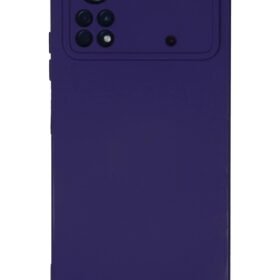 Xiaomi Poco X4 Pro 5G Kılıf Nano içi Kadife Silikon - Mor-(5796)