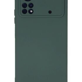 Xiaomi Poco X4 Pro 5G Kılıf Nano içi Kadife Silikon - Koyu Yeşil-(5796)