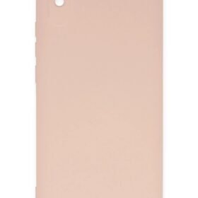 Xiaomi Redmi 9A Kılıf Nano içi Kadife Silikon - Pudra-(5796)
