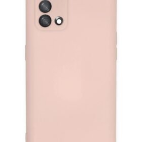 Oppo A74 4G Kılıf Nano içi Kadife Silikon - Pudra-(5796)