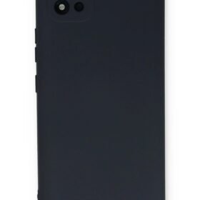 Realme C11 2021 Kılıf Nano içi Kadife Silikon - Lacivert-(5796)
