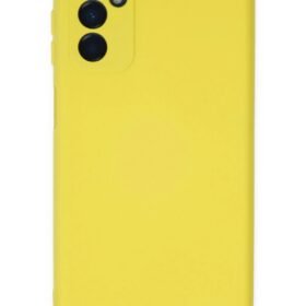 Samsung Galaxy M23 Kılıf Nano içi Kadife Silikon - Sarı-(5796)