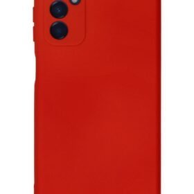 Samsung Galaxy M23 Kılıf Nano içi Kadife Silikon - Kırmızı-(5796)