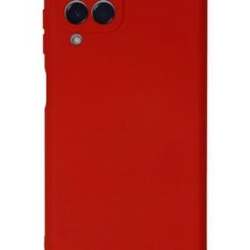 Samsung Galaxy M33 Kılıf Nano içi Kadife Silikon - Kırmızı-(5796)