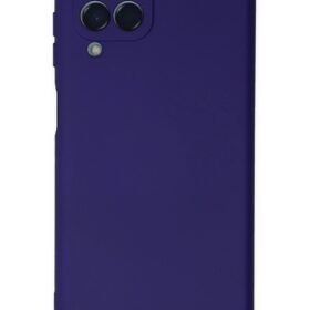Samsung Galaxy M33 Kılıf Nano içi Kadife Silikon - Mor-(5796)
