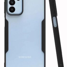 Samsung Galaxy M23 Kılıf Platin Silikon - Siyah-(5796)