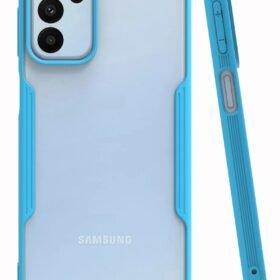 Samsung Galaxy M23 Kılıf Platin Silikon - Mavi-(5796)