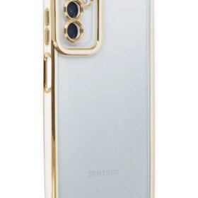 Samsung Galaxy M23 Kılıf Liva Lens Silikon - Beyaz-(5796)