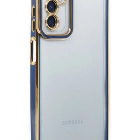 Samsung Galaxy M23 Kılıf Liva Lens Silikon - Mavi-(5796)