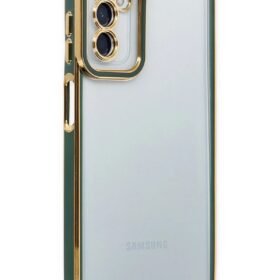 Samsung Galaxy M23 Kılıf Liva Lens Silikon - Yeşil-(5796)