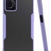 Oppo A96 Kılıf Platin Silikon - Lila-(5796)