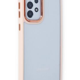 Samsung Galaxy A23 4G Kılıf Dora Kapak - Pudra-(5796)