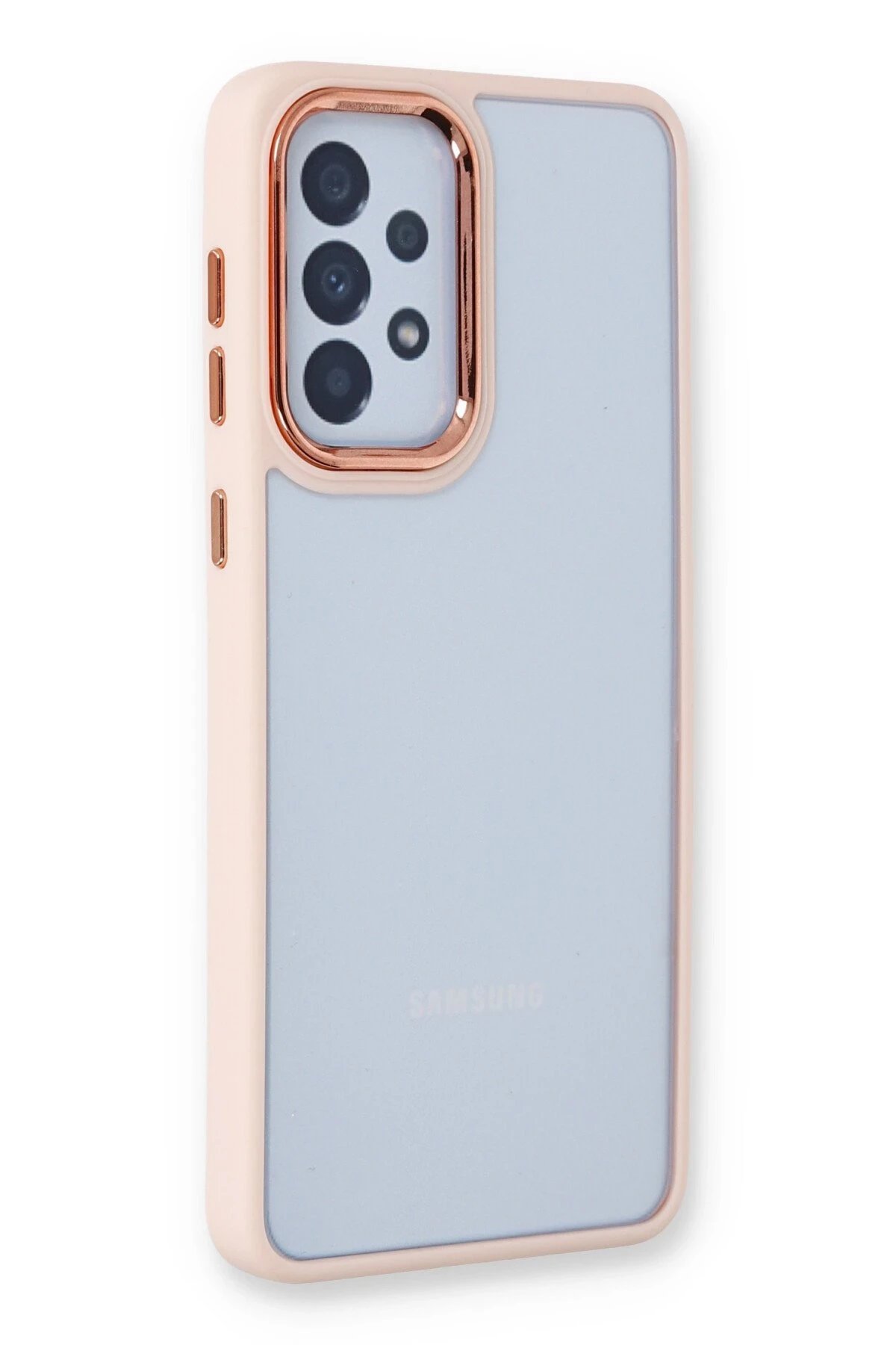 Samsung Galaxy A23 4G Kılıf Dora Kapak - Pudra-(5796)