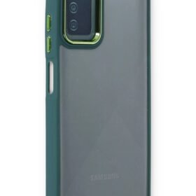 Samsung Galaxy A03S Kılıf Dora Kapak - Haki Yeşil-(5796)