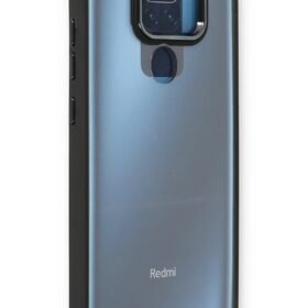 Xiaomi Redmi Note 9 Kılıf Dora Kapak - Siyah-(5796)