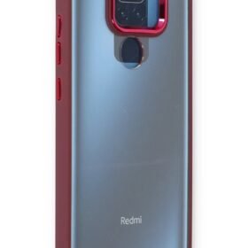 Xiaomi Redmi Note 9 Kılıf Dora Kapak - Kırmızı-(5796)