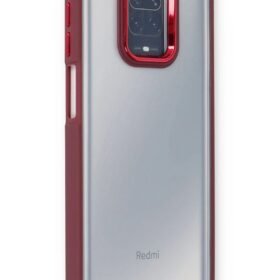 Xiaomi Redmi Note 9 Pro Kılıf Dora Kapak - Kırmızı-(5796)