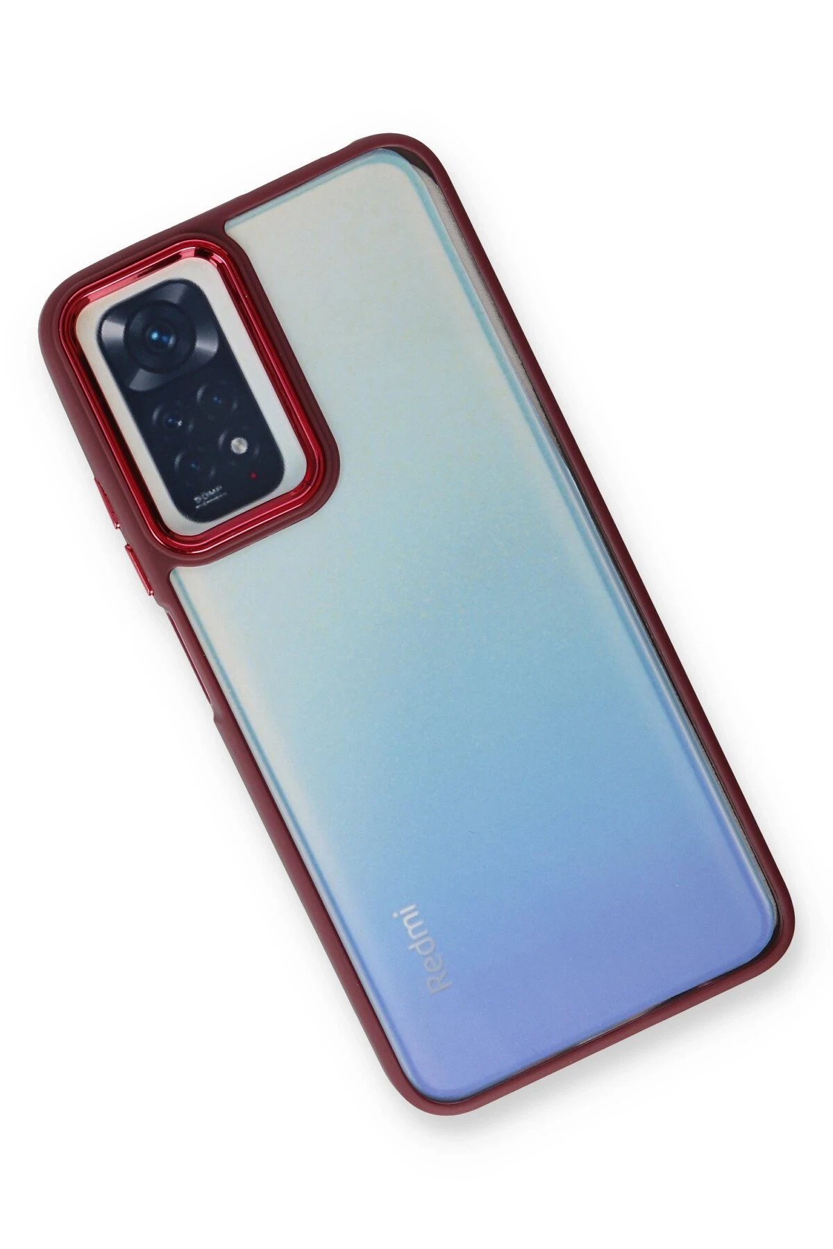 Xiaomi Redmi Note 11 Pro Kılıf Dora Kapak - Kırmızı-(5796) - Görsel 3