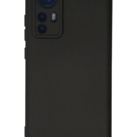 Xiaomi Mi 12 Kılıf Nano içi Kadife Silikon - Siyah-(5796)