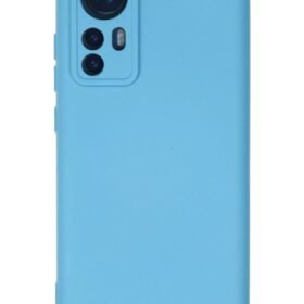 Xiaomi Mi 12 Kılıf Nano içi Kadife Silikon - Mavi-(5796)