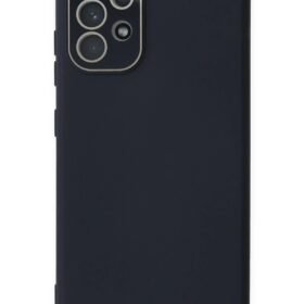 Samsung Galaxy A33 5G Kılıf Lansman Glass Kapak - Lacivert-(5796)