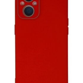 Oppo Reno 7 Lite Kılıf Lansman Glass Kapak - Kırmızı-(5796)