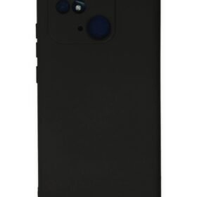 Xiaomi Redmi 10C Kılıf Nano içi Kadife Silikon - Siyah-(5796)